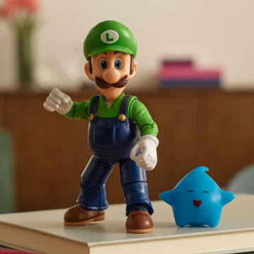 Jakks Pacific The Super Mario Galaxy Movie 6-inch Luigi Figure