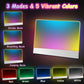 Led Drawing Board for Kids,13.2'' x 10'' Rechargeable Led Note Board with Colors,Doodle Glow Board,3 Modes & 5 Colors Acrylic Dry Erase Board with 8
