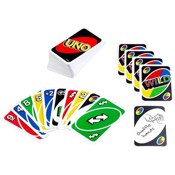 Mattel UNO Expansion Decks Set - 3 Pc Bundle with All Wild, Flip, and No Mercy UNO Decks for Kids Plus Bookmark, More | Card Games for Kids, Family
