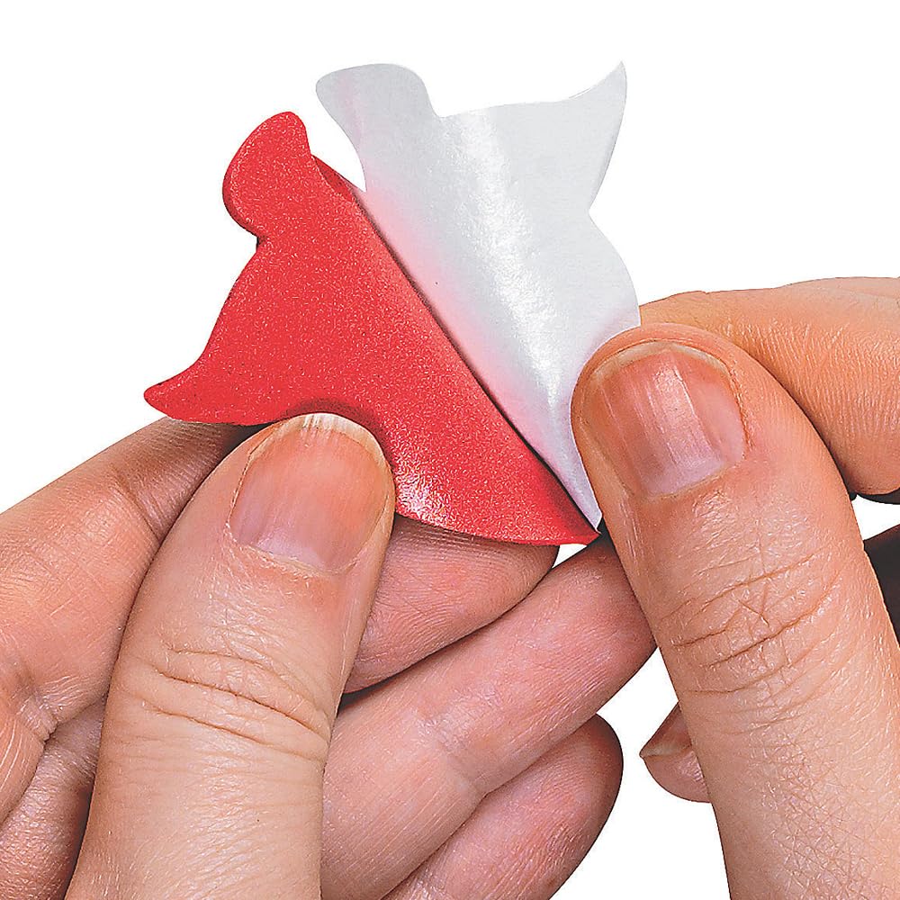 Foam Adhesive School Shapes - Bulk Set of 500 Pieces - Back to School and Teacher Classroom Supplies