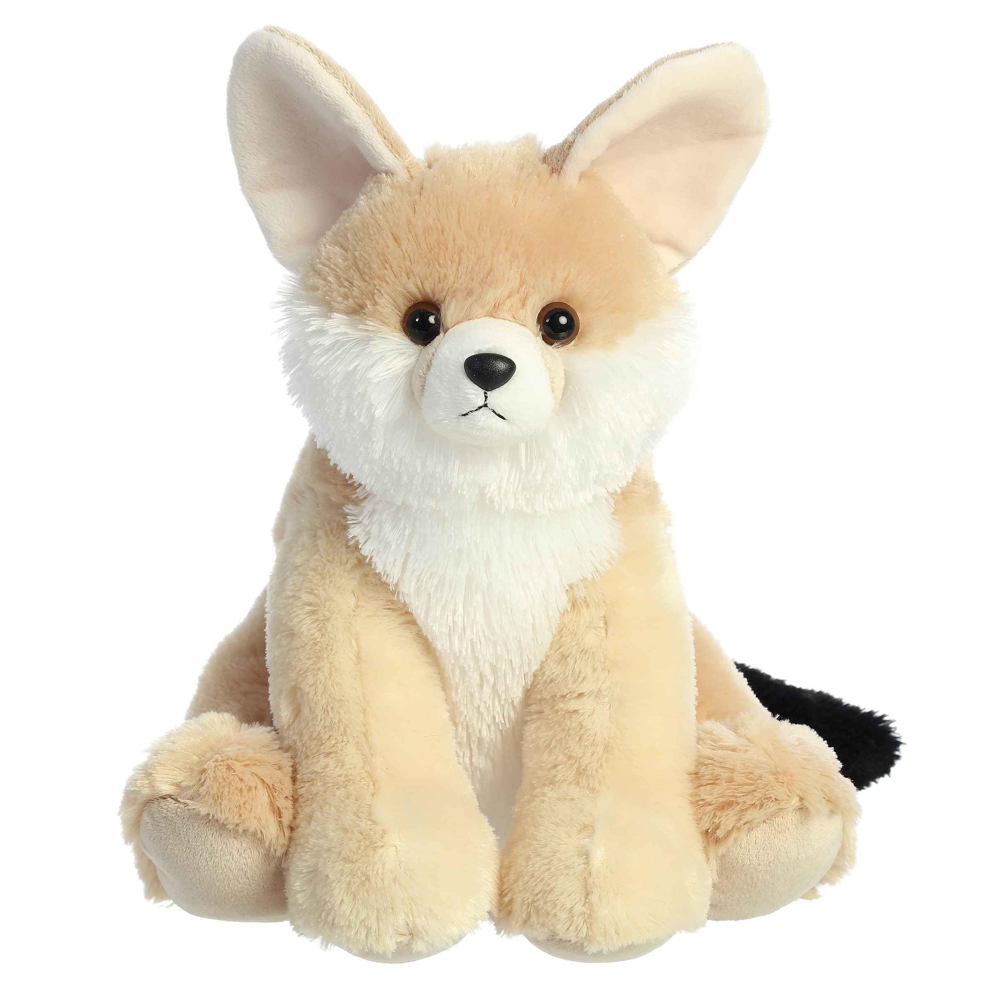 Aurora® Cuddly Fennec Fox Stuffed Animal - Cozy Comfort - Endless Snuggles - Beige 14 Inches