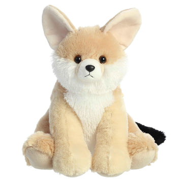 Aurora® Cuddly Fennec Fox Stuffed Animal - Cozy Comfort - Endless Snuggles - Beige 14 Inches