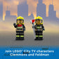 LEGO City Fire Brigade 60321 Building Set with Toy Fire Truck and Five Minifigures. Pretend Play Fire Engine Toy for Kids, Boys, and Girls Ages 7+