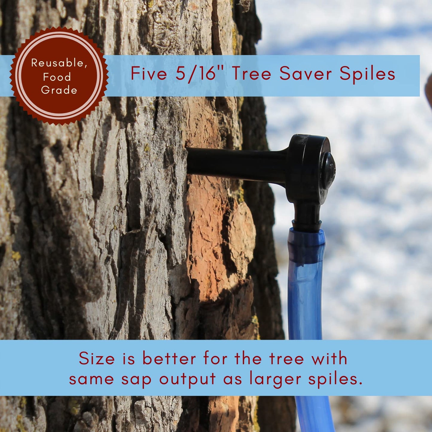 Kids Maple Tree Tapping Kit - Taps & Tubes Kit - Fun and Educational Maple Sugaring Kit for Kids AGES 13 & UP