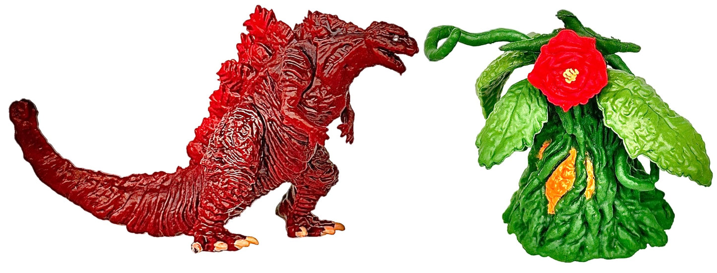 TwCare Set of 23 Monster x Kong: The New Empire,Mini Dinosaur Dragon Toys Action Figures, Evolved Basic Exquisite Battle Roar B.E.A.S.T. Glove Shimo