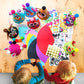 Glittery Garden Party Hats for Kids Art & Craft. Fun Birthday Activity Kit with Stickers. Animal Theme Party Favor, Game Supplies. Christmas