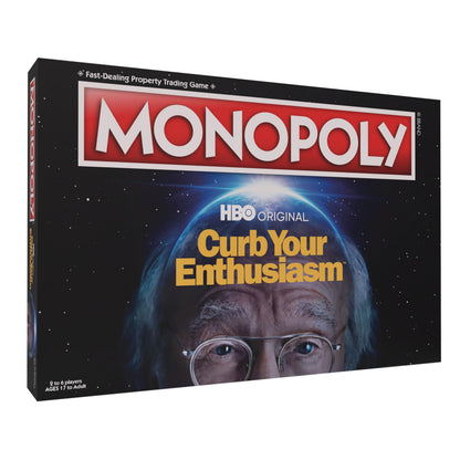 Monopoly Curb Your Enthusiasm | Play as Larry’s Glasses, Golf Clubs, Hybrid Car & More | Officially Licensed Collectible Game Based On Hit HBO Comedy