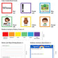 CHEFAN Sentence Building for Kids, Color-Coded Grammar Learning Toys with Writing Practice, Reading Manipulatives for Classroom, Homeshool & Speech