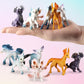 Liberty Imports 12 Pack Fantasy Creatures Figurines Set - Cute Plastic Fairy Animals & Mythical Toy Figures, Mini Unicorn Cake Toppers, Party Favors