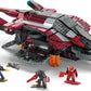 MEGA Halo Infinite Toy Building Sets, Banished Phantom Aircraft with 1214 Pieces, 4 Micro Action Figures and Accessories, for Collectors