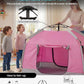 Kids Play Tent-Portable Playhouse Children House -Easy Set up Indoor Outdoor with Carry Bag for Kids-Light Strip Design for Night use -Space