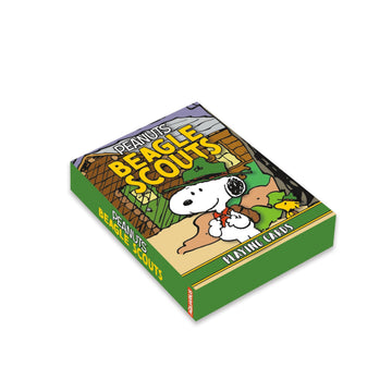 Aquarius Peanuts Beagle Scouts Playing Cards Standard Size - Themed Novelty Deck with 52 Unique Snoopy Designs - Collectible Merchandise Gift