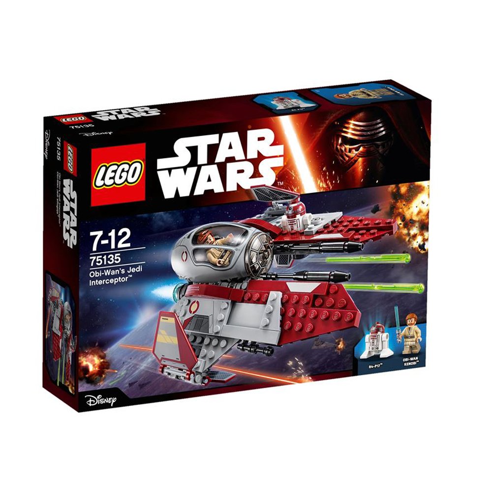 LEGO Star Wars OBI-Wan's Jedi Interceptor 75135 Building Kit (215 Piece)