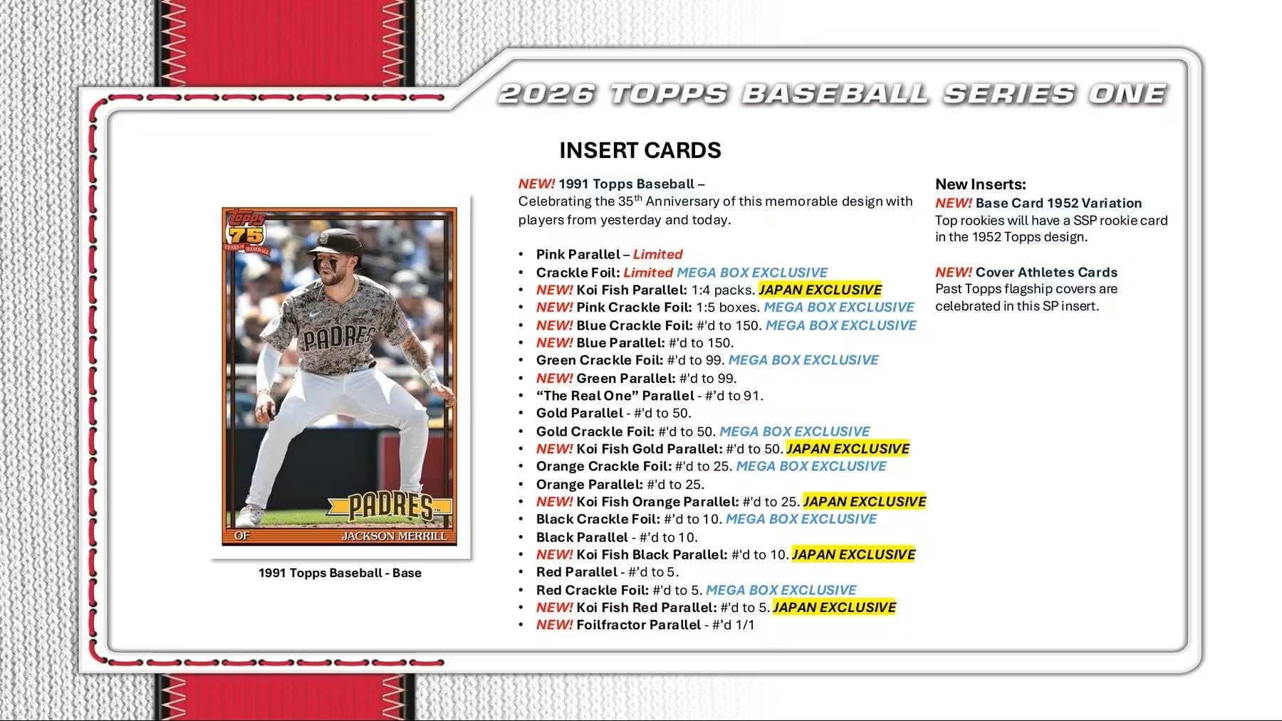 2026 Topps Baseball Series 1 Value Blaster Box