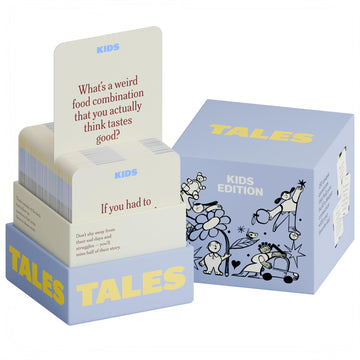 TALES 150 Conversation Cards, Kids Edition, Fun Family Games for Kids, Perfect for Dinners, Road Trips, Classrooms & Game Nights, Gifts & Gatherings