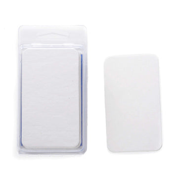 Hedral Value Pack of 14 - Blank 3.5" x 2" Uncoated Chipboard Rounded Rectangle (Business Card Size) Board Game Tiles Counters Markers Chits DIY D&D