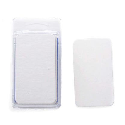 Hedral Value Pack of 14 - Blank 3.5" x 2" Uncoated Chipboard Rounded Rectangle (Business Card Size) Board Game Tiles Counters Markers Chits DIY D&D