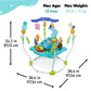 Bright Starts Disney Baby Finding Nemo Sea of Activities Baby Activity Center Jumper with Interactive Toys, Lights, Songs & Sounds, 6-12 Months (Blue)