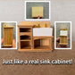 Miettebechio 1/12 Miniature Dollhouse Bathroom Set Sink Cabinet Furniture