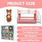 SwankyStyle 6 Pcs Mini Baby Dolls 4 Inch Gift Set, Cute Small Baby Doll Toys with Animal Clothes for Christmas Stockings, or Dollhouse Collections.