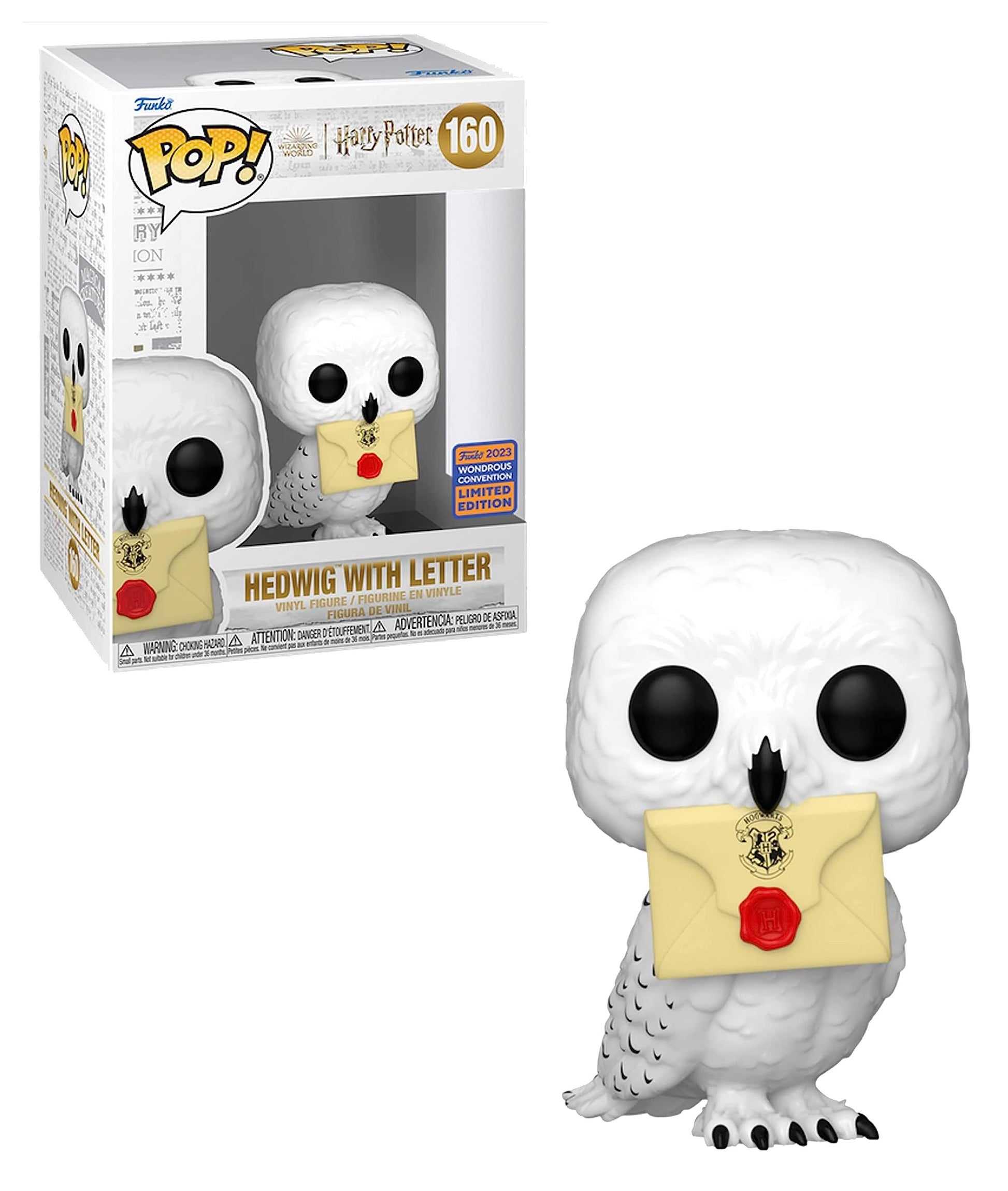 Funko Harry Potter Pop! Hedwig with Letter WonderCon Exclusive, White