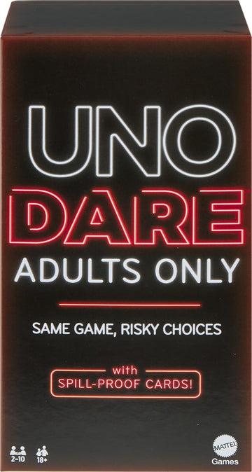 Mattel Games UNO Dare Adults Only Card Game for Game Night, Travel, Camping & Party