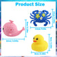 12 pcs Funny Octopus Floating Pool Toys,Octopus Water Balls, Balls Baby Bath Toys,Swimming Pool Floating Swim Toys Outdoor Activity & Game