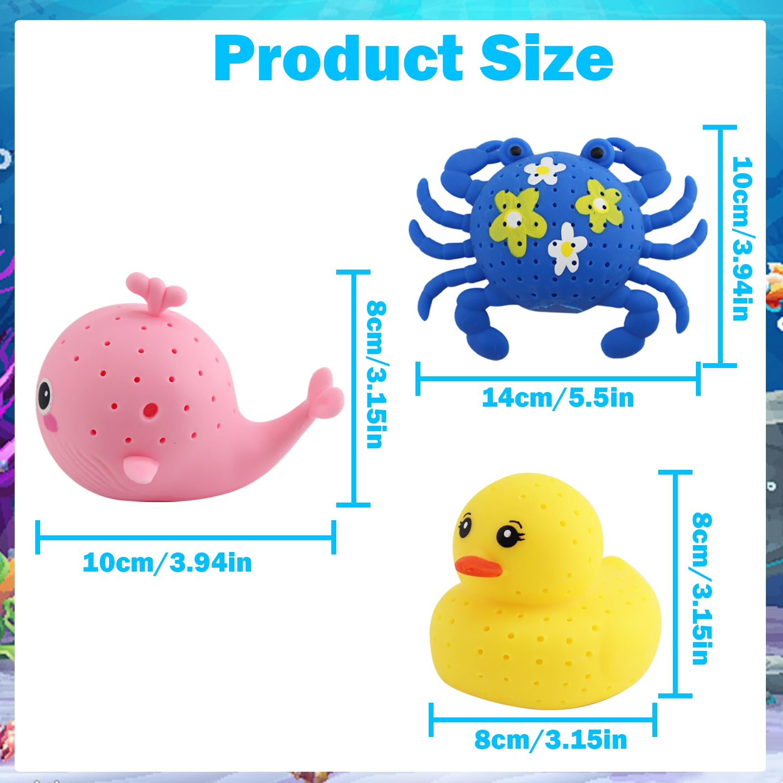 12 pcs Funny Octopus Floating Pool Toys,Octopus Water Balls, Balls Baby Bath Toys,Swimming Pool Floating Swim Toys Outdoor Activity & Game