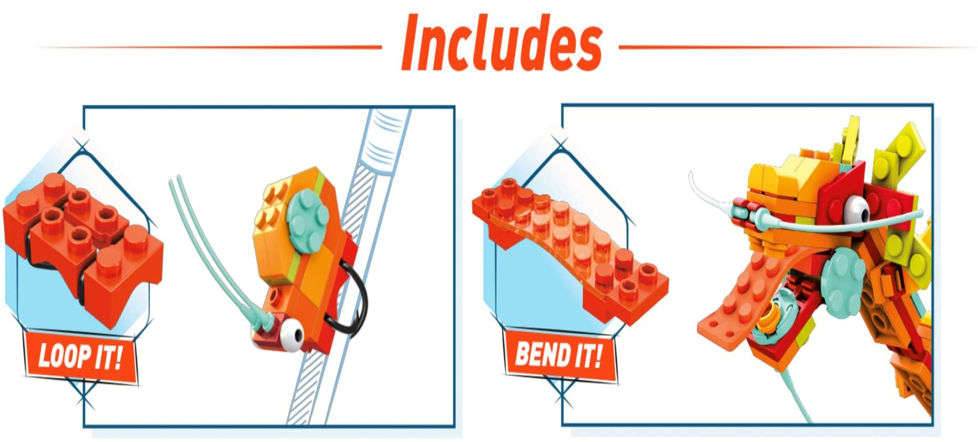 Mega Construx Inventions Bright Brick Building Set