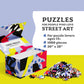 Lost Walls Project Jigsaw Puzzles, 1000 Pieces, Butterfly Hug