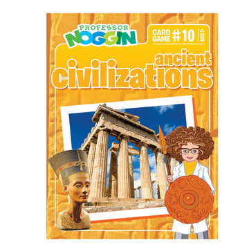 Professor Noggin's Ancient Civilizations Trivia Card Game - Educational Card Game for Kids - Ages 7+ - 30 Cards
