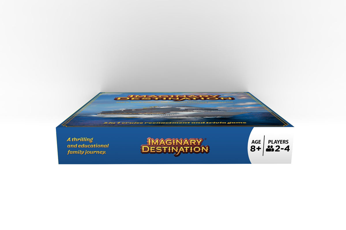 Cruise Ship Gift Educational Board Game Imaginary Destination Age 8+ Fun Toy Great Items