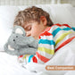 SuzziPals Warming Elephant Stuffed Animals, Microwavable Stuffed Animal Heating Pads for Cramps, Pain & Stress Relief, Heatable & Coolable Stuffed