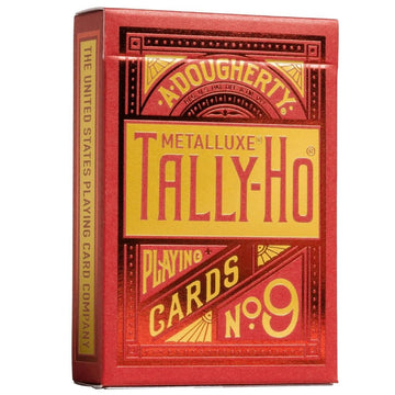 Tally-Ho MetalLuxe Red Playing Cards