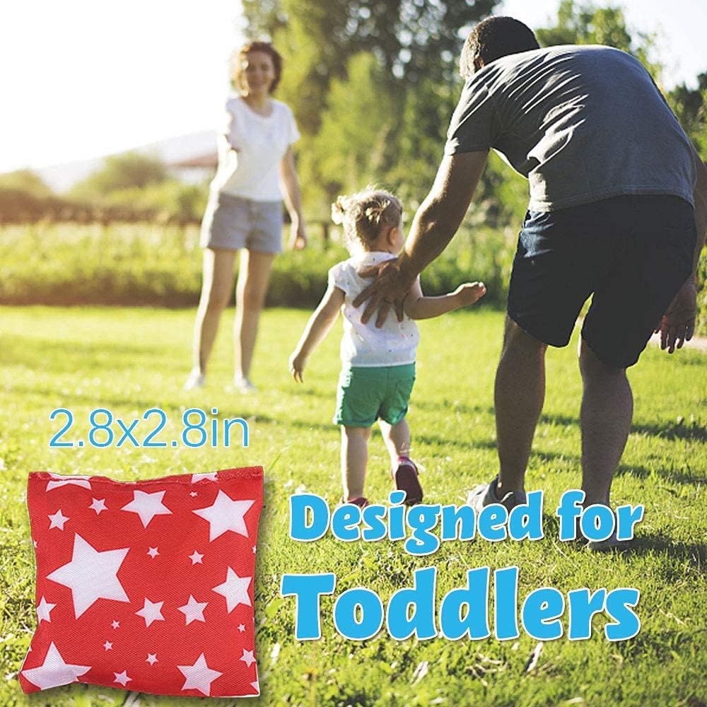 RaboSky Small Bean Bags for Kids Tossing, Mini Beanbags Toss Toy for Toddler Preschool Prek Daycare Supplies Classroom Circle Time Home Schooling