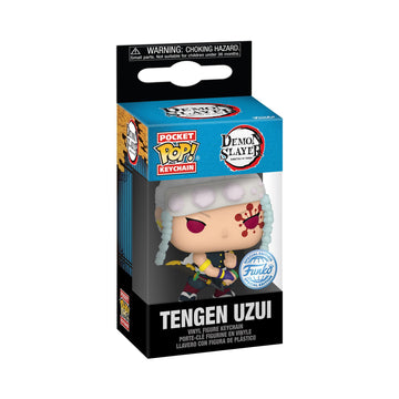 Funko POP! Keychain: Demon Slayer - Tengen Uzui Novelty Keyring - Collectable Mini Figure - Stocking Filler - Gift Idea - Official Merchandise - Anime
