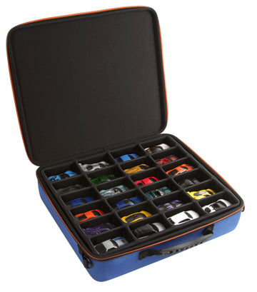 2TUFF Collectible Toy Car Storage Case and Organizer Storage Case with 48 Compartments and 2 Removable Trays - Toy Display Case Compatible with Most