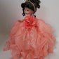 KINNEX COLLECTIONS SINCE 1997 17" Quinceañera Centerpiece Doll - Ruffled Gown, Mis Quince Años Table Decoration & Keepsake ARC8421-20R (Flamingo)