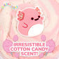 Original Squishmallows Scented Slime Jar, Cotton Candy, Archie the Axolotl