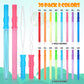 Inscraft 30 Pack 14’’ Big Bubble Wands, 8 Colors Bulk for Summer Toy, Outdoor / Indoor Activity Use, Easter, Birthday, Graduation, Shower, Bubbles