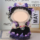 6 Pack Doll Clothes for LABUBU 17cm Doll, Exquisite Luxury Designer Outfits with Hats & Accessories, Cute Doll Clothing Set Suitable for Dress up