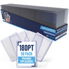 Premium Seamless 20PT - 360PT Thick Top Loaders for Cards | Top Loader Card Holder, Baseball Card Sleeves Hard Plastic, Hard Trading Cards Sleeves