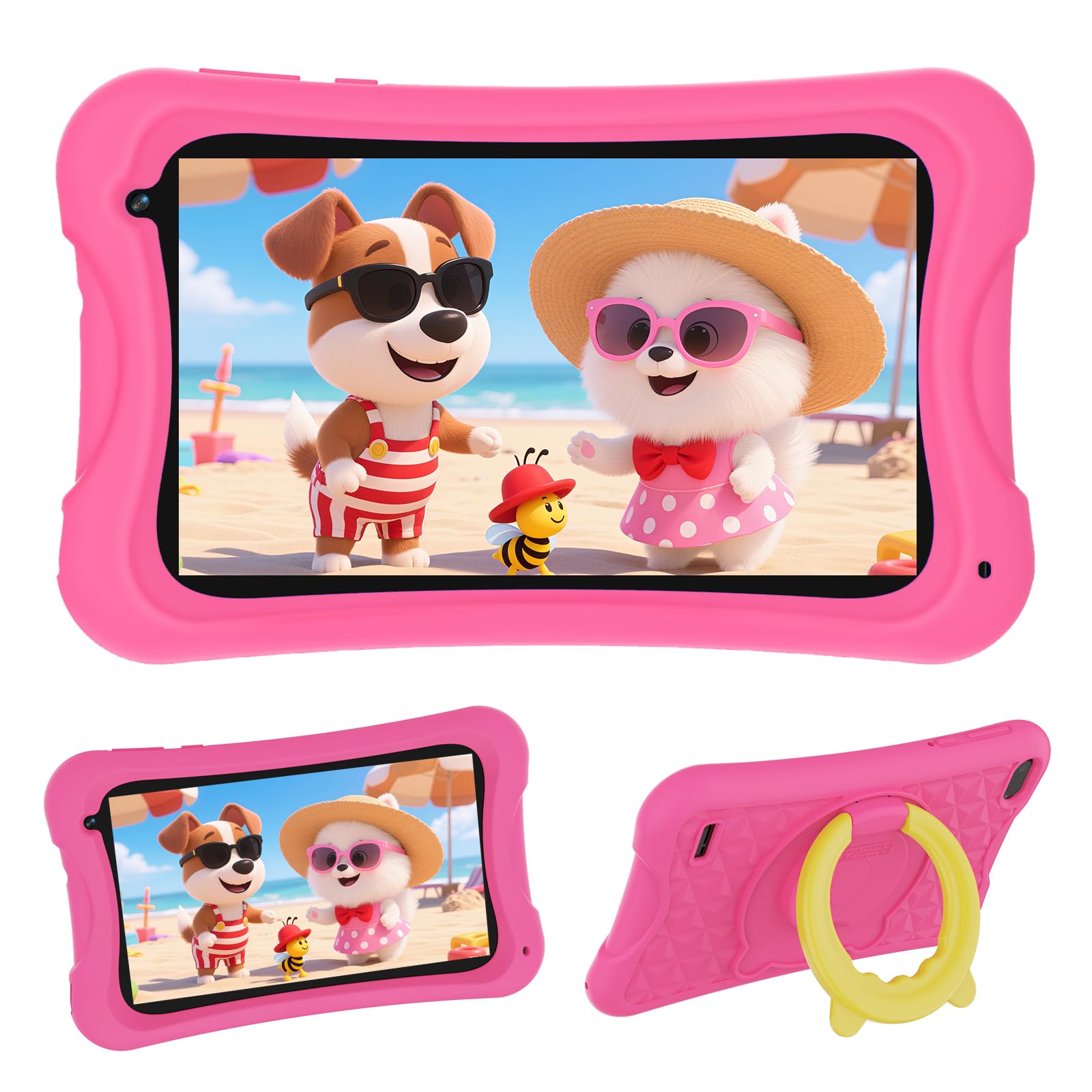 DigiLand Android Kids Tablet, 7 inch Android Tablet for Kids, 4GB + 32GB, Parental Control, 3000mAh Battery, Dual Camera, BT 5.0 & WiFi, Xmas Gift