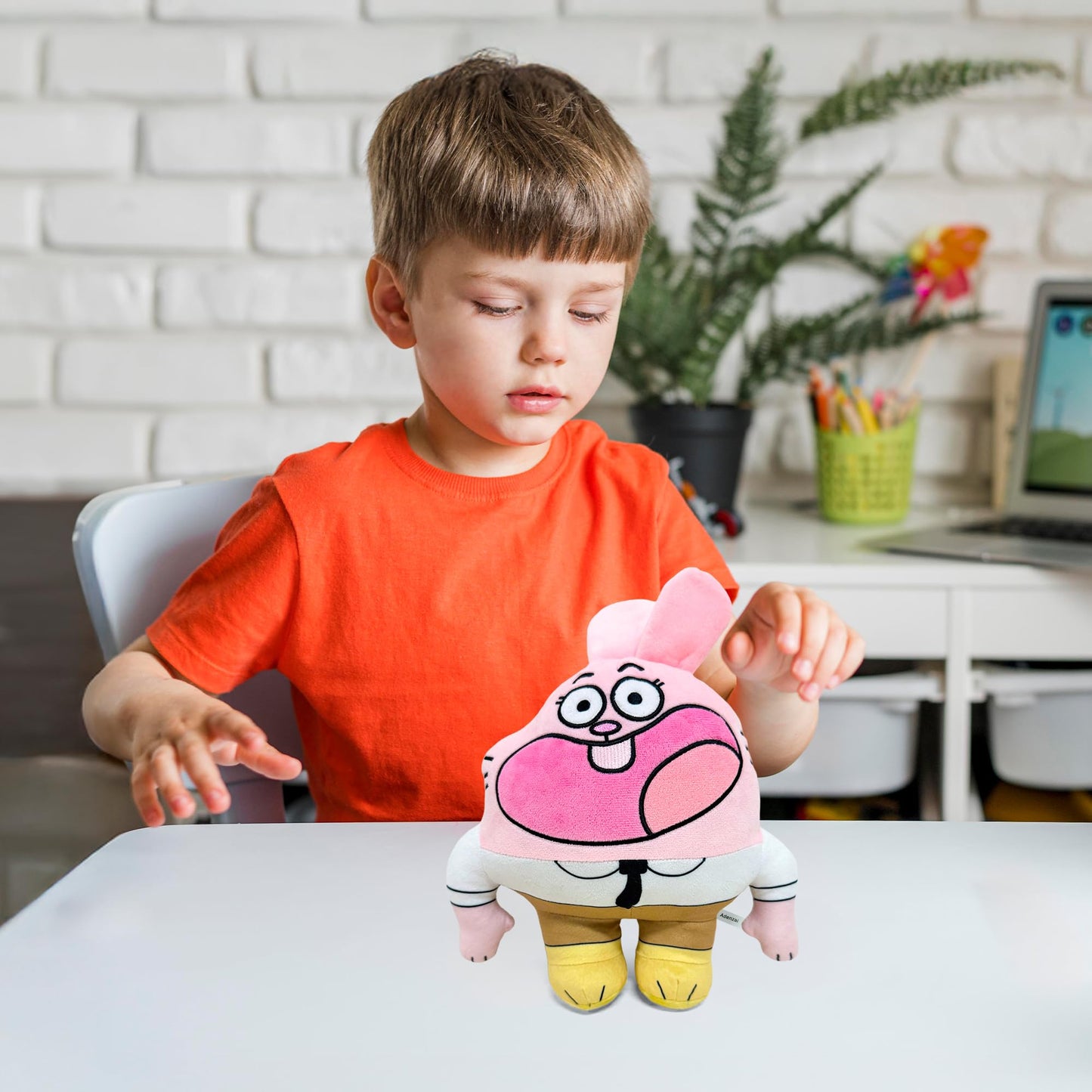 The Amazing World of Plush Toy, Soft Stuffed Animal, Collectible Character Figure (Style 4)