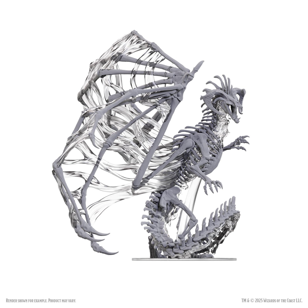 WizKids D&D Nolzur's Marvelous Miniatures: Black Dracolich Boxed Miniature