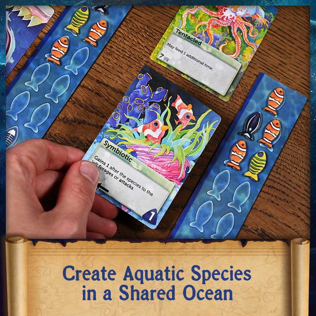 Northstar Game Studio Oceans Board Game - Beautiful Strategy Ecosystem Game | Families, Teens & Adults - 2-4 Players, Age 12+, 90 Mins