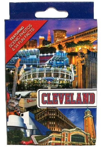 Saddle Mountain Souvenir Cleveland Ohio Souvenir Playing Cards