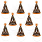 Big Dot of Happiness Gone Hunting - Cone Happy Birthday Party Hats for Kids and Adults - Set of 8 (Standard Size)