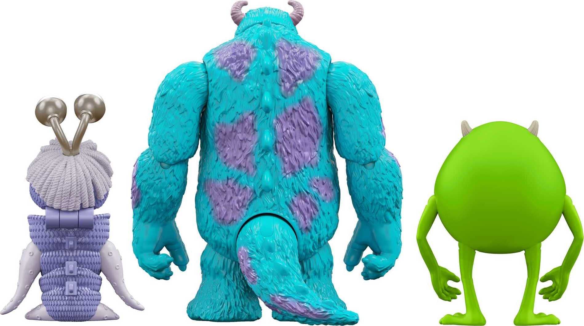Mattel Disney and Pixar Monsters, Inc Storyteller 3 Action Figure Pack, Sulley Mike & Boo Characters in Get Boo Home Pack, Authentic Toys at 3 Inch
