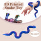 OGCHFZC 12 Pcs 3D Printed Snake, 12.8 inch Flexible 3D Printed Snake Stuff Decorative for Kids Home Decor Gifts for Valentine's Day Easter Christmas